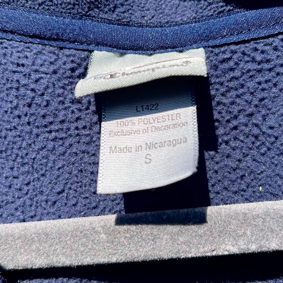 Champion Kids' Navy Fleece Pullover - Picture 7 of 15